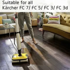 New 8-delars set med rullar för Fc7 Fc5 Fc3 Fc3d elektrisk golvrengörare 2.055-007.0 / 2.055-006.0(hy)