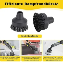 Outlet unbranded 10-delars tillbehörsset för Kärcher ångtvättar SC1, SC2, SC3, SC4 As Shown