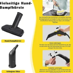 Outlet unbranded 10-delars tillbehörsset för Kärcher ångtvättar SC1, SC2, SC3, SC4 As Shown