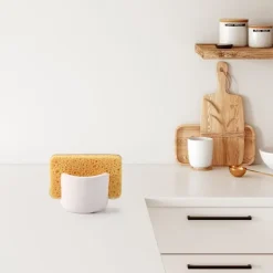 Clearance Diatomit Svamp Hållare för Kök Diskho, Vattenabsorberande Diskho Sten Torkning, Snabb Organizer för Kök Badrum as shown