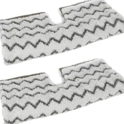 Online Generic Dirt Grip Shark Pads [2 Pads] Kompatibla med Klik 'n' Flip S6001 och S6003 Ångmoppar, Vit