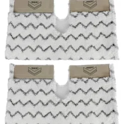 Online Generic Dirt Grip Shark Pads [2 Pads] Kompatibla med Klik 'n' Flip S6001 och S6003 Ångmoppar, Vit