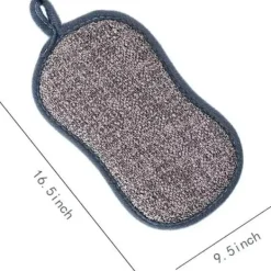 New AUGRO Diskar Köksvampar, 12 Stora Tunga Återanvändbara Dubbelsidiga