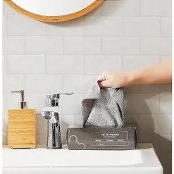 Diskbord Avtagbara Våtservetter 20-pack Återanvändbara Mikrofiber Rengöringsdukar