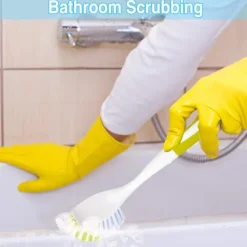 Diskborstar för diskbänk, kastruller och stekpannor med hållbara borst, gulgrön 3 st