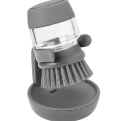 Sale Diskborste med behållare för diskmedel grå[co]