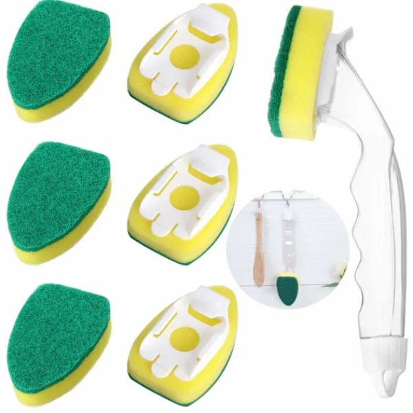Online Diskborste med svamp - med 1 diskborste och 7 påfyllningssvampar