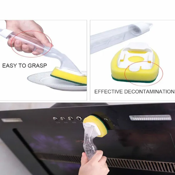 Online Diskborste med svamp - med 1 diskborste och 7 påfyllningssvampar