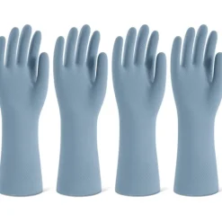 Best Diskhandskar i Gummi, Blå, 4 Par, M, 33cm