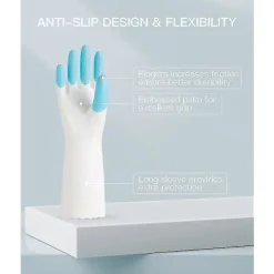 New Diskhandskar i PVC, Återanvändbara, Rengöring