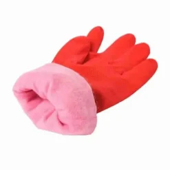 New Diskhandskar plus sammet varma hushållshandskar vinter latex pvc handskar långa rena vattentäta hushållshandskar