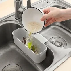 New unbranded Diskhoavloppskorg, Multifunktionell kortplats Diskhoavloppssil, Mat- och grönsakstvätt och avloppskorg