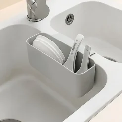 New unbranded Diskhoavloppskorg, Multifunktionell kortplats Diskhoavloppssil, Mat- och grönsakstvätt och avloppskorg