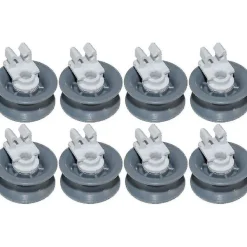 Diskmaskins Övre Korg Hjul för Bosch Neff Siemens X 8