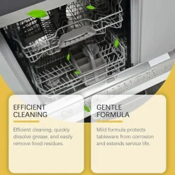 Diskmaskinsblad, Diskmaskinstabletter för Kraftfull Rengöring, Diskmaskinstabletter för Intensiv Rengöring, Avfettande Kraft och Glans, Diskmedel 2pcs | Fyndiq