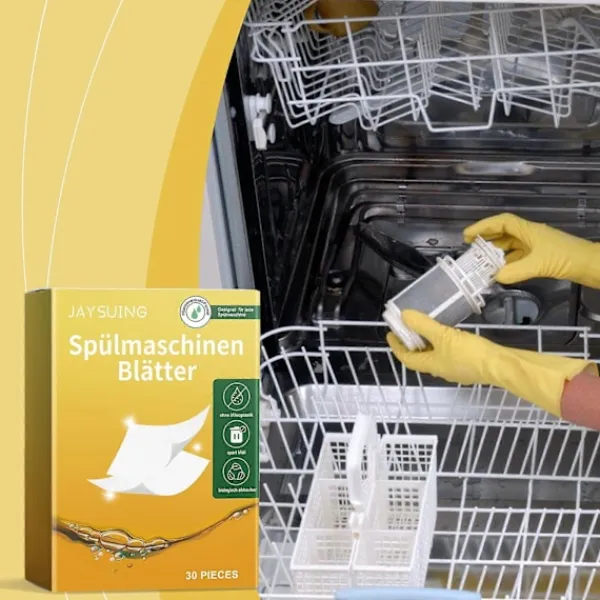 Diskmaskinsblad, Diskmaskinstabletter för Kraftfull Rengöring, Diskmaskinstabletter för Intensiv Rengöring, Avfettande Kraft och Glans, Diskmedel 2pcs | Fyndiq