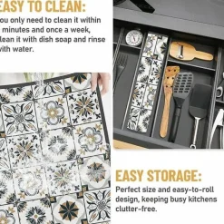 Best Diskmatta, superabsorberande diskmatta, snabbtorkande nanofiber diskbänksmatta (30 X 40 cm)