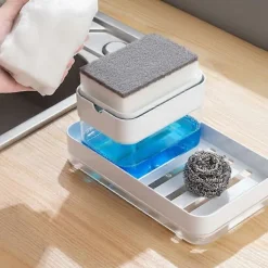 Outlet Diskmedelspump för Bestick, Kök - Svamphållare Diskho Diskmedelspump