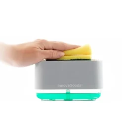 Hot Northix Diskmedelspump för Kökssvamp grå