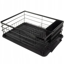 Online Diskställ Svart Metall - 44 x 31 x 14,5 cm Y YY Svart Black Svart