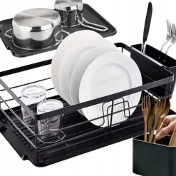 Online Diskställ Svart Metall - 44 x 31 x 14,5 cm Y YY Svart Black Svart