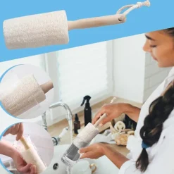 Sale Disktrasa Gurka Kopp Borste Trähandtag Kopp Fair Kopp Rengöringsborste Glasflaskborste Rengöringsmedel Kopp Tvättborste[D]