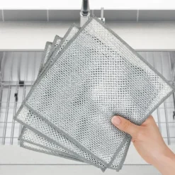 Hot Disktrasor - Set med disktrasor och kökshanddukar - Dubbla lager - Oljeavvisande - Multifunktionella - Köksrengöringsdukar - Non-stick ...