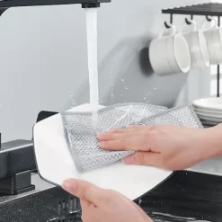 Hot Disktrasor - Set med disktrasor och kökshanddukar - Dubbla lager - Oljeavvisande - Multifunktionella - Köksrengöringsdukar - Non-stick ...