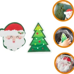 Outlet Disktrasor Köksrengöringssvampar för Disk Jul Köksvampset 2 st