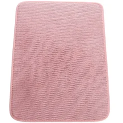 Diskunderlägg i mikrofiber, superabsorberande torkmatta i rosa