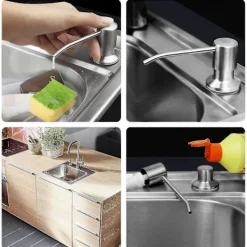 New ATELA Dispenser för diskbänkar - Dispenser för tvättmedel flytande tvål