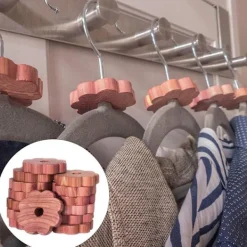 Floveme Doftande Cederträ-brickor (Anti-Insekt) Fuktabsorberande Brun