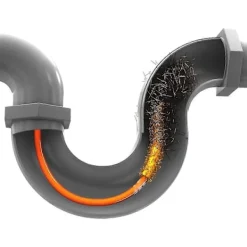 Outlet Drain Weasel Avloppsrensare - 65 cm - Verktyg för att ta bort hår från avlopp med roterande handtag & 3