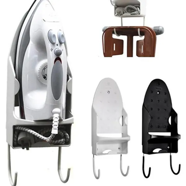 New WINE Dörr Väggmonterad strykbräda förvaringshållare Black