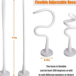 Hot Dörrstopp och stopp för frontmatad tvättmaskin - Magnetisk tvättmaskinsdörrhållare med 2,6 tum magnetisk bas, avtagbar tvätt