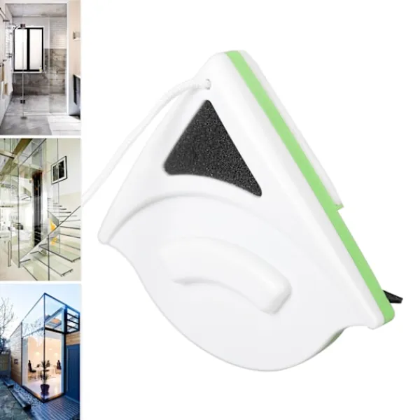 Sale Dubbelsidig Fönsterputsare med Magnetisk Glasrengöringsarm, Ergonomiskt Plastgrepp, 20-30mm för Höghus, Hållbar och Effektiv Rengöring