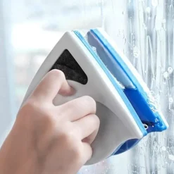 Outlet Dubbelsidig fönsterputsare med magnet och triangulär design