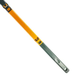 Online Dubbelsidig fönsterskrapa Multifunktionellt hushållsrengöringsverktyg med grönt gult handtag