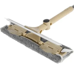 Outlet Dubbelsidig Khakifärgad Fönsterputsare Effektiv Mångsidig Skrapa Borste