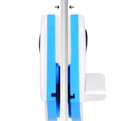 New Dubbelsidig Magnetisk Fönsterputs Dubbellagersputs (blå p3-8 mm){hh}