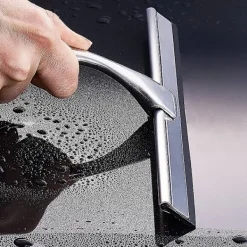 Best Duschabzieher, Fönsterdragsrenare i Rostfritt Stål med Utbytbart Torkblad till Badrumsfönsterdragsrenare för Badrumsspegel Fönsterglas