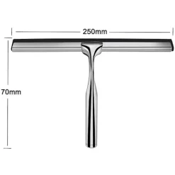 Best Duschabzieher, Fönsterdragsrenare i Rostfritt Stål med Utbytbart Torkblad till Badrumsfönsterdragsrenare för Badrumsspegel Fönsterglas