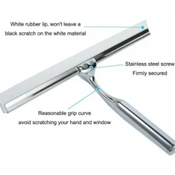 New Duschglastorkare, hushållsrengöring, badrum i rostfritt stål W