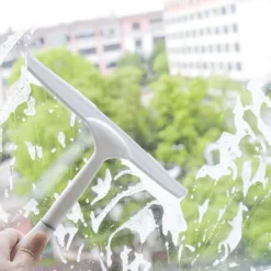 Best Duschglas-Torkare, Universal Väggmonterad Duschraka, Märkfri Glasrengörare, Används för Spegel, Kakelrengöring, O