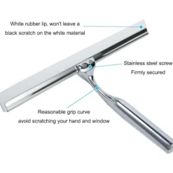 Sale Duschraka & Fönsterraka Hushållsvatten Rostfritt Stål 25.4x 16.5cm Rengöringsraka för Badrum Fönster