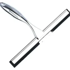 Hot Duschraka, Uppdaterad fönsterraka i rostfritt stål Hushållsraka för badrumsspegel Fönster Bilar, Multifunct