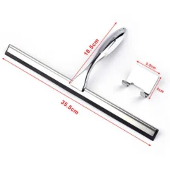 Hot Duschraka, Uppdaterad fönsterraka i rostfritt stål Hushållsraka för badrumsspegel Fönster Bilar, Multifunct