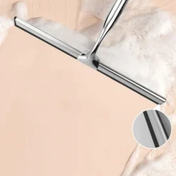 Hot Duschraka, Uppdaterad fönsterraka i rostfritt stål Hushållsraka för badrumsspegel Fönster Bilar, Multifunct