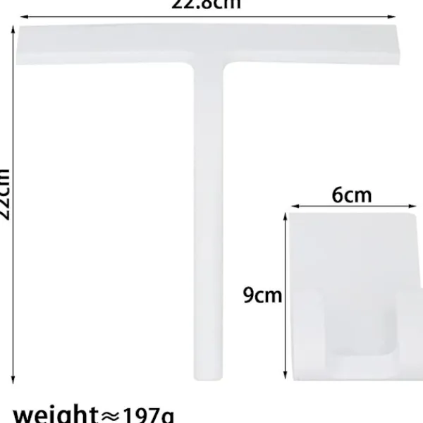 Sale Duschskrapa, dörrskrapa, silikon/gummi glastorkare, rengöringsskrapa
