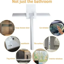 Sale Duschskrapa, dörrskrapa, silikon/gummi glastorkare, rengöringsskrapa